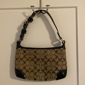 Coach Signature Canvas Small Handbag